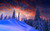 Jual Poster Evening Snow Tree Winter Earth Winter APC