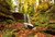 Jual Poster Fall Moss Nature Rock Stream Waterfall Waterfalls Waterfall APC
