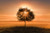 Jual Poster Fog Nature Sunrise Sunset Tree Trees Tree1 APC