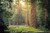 Jual Poster Forest Greenery Nature Sunlight Tree Earth Forest9 APC