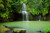 Jual Poster Greenery Lake Nature Rock Waterfall Waterfalls Waterfall APC 001