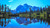 Jual Poster Lake Mountain Nature Reflection Lakes Lake APC 003