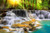 Jual Poster Waterfalls Erawan Waterfall APC 001