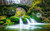Jual Poster Luxembourg Rivers Waterfalls Bridges Stones Autumn 1Z