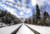 Jual Poster Mountains Forests Winter Railroads Snow Rails 1Z