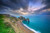 Jual Poster Sea Coast England Durdle Door Dorset Crag Clouds 1Z