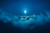 Jual Poster moon clouds night 4k 5k WPS