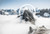 Jual Poster snow mountains geometric landscape winter 4k WPS
