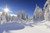Jual Poster winter snow mountains sun 4k WPS