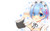Poster Rem (ReZERO) Anime ReZERO Starting Life in Another World APC028A