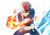 Poster Shouto Todoroki Anime My Hero Academia APC002