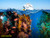 jual poster pemandangan terumbu karang coralreef 067