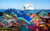 jual poster pemandangan terumbu karang coralreef 075