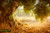 jual poster pemandangan hutan forest 075