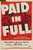 Jual Poster Film paid in full