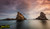 jual poster pemandangan sunrise set 197
