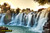 jual poster pemandangan air terjun waterfall 026