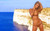 Jual Poster Bikini Blue Eyes Cliff Kate Bock Model Women Bikini APC
