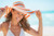 Jual Poster Blonde Depth Of Field Girl Hat Model Smile Woman Models Model APC002