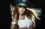 Jual Poster Blonde Girl Hat Long Hair Model Woman Models Model APC