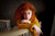 Jual Poster Blue Eyes Girl Model Redhead Woman Models Model APC006