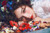 Jual Poster Brunette Face Flower Girl Lipstick Model Woman Women Face APC