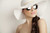 Jual Poster Brunette Girl Hat Model Sunglasses Woman Models Model APC