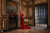 Jual Poster Brunette Girl Model Red Dress Woman Models Model2 APC