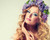Jual Poster Curl Face Girl Hair Lilac Model Wreath Women Face APC