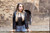 Jual Poster Depth Of Field Girl Leather Jacket Model Woman Models Model1 APC