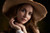 Jual Poster Face Girl Hat Model Woman Models Model8 APC