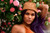 Jual Poster Girl Hat Model Pink Flower Purple Hair Woman Models Model APC