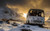 Jual Poster Bus Ford Mountain Snow Sunset Wreck Vehicles Bus APC