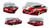 Jual Poster BMW Sedan 3 Series F30 Red 1ZM