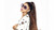 Jual Poster Actresses Ariana Grande American Brown Eyes Earrings Lipstick Singer White Hair Woman4 APC
