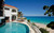 Jual Poster Anguilla Beach Caribbean Horizon House Ocean Pool Sea Tropical Buildings House APC