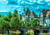 Jual Poster Bridge France House Strasbourg Town Tree Cities Strasbourg APC