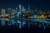 Jual Poster Building City Light Night Philadelphia Reflection Skyscraper Cities Philadelphia APC