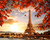 Jual Poster Eiffel Tower Fall France Monument Paris Monuments Eiffel Tower APC