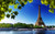 Jual Poster Eiffel Tower France Paris Sky Monuments Eiffel Tower APC