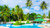 Jual Poster Gazebo Man Made Palm Tree Pool Resort Tropical Man Made Resort APC
