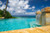 Jual Poster Horizon Man Made Ocean Palm Tree Resort Tropical Turquoise Man Made Resort APC