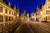 Jual Poster Belgium Ghent Houses Night Street lights Street 1Z