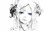 Poster Blue Eyes Bubble Face Girl White Anime Girl APC