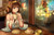Poster Blue Eyes Kongou (Kancolle) Tea Anime Kantai Collection APC