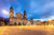 Jual Poster Colombia Temples Evening Bogota Town square Street 1Z