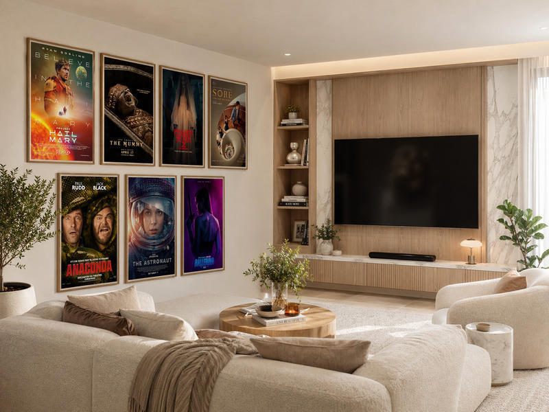 Poster film custom premium untuk dekor ruang