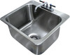 Advance Tabco DI-1-2012 1 Compartment Drop-In Sink - 20" x 16" Bowl