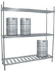 Advance Tabco KR-93-X Keg Rack for 10 Kegs 20" x 93" - 2 Shelves