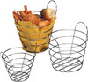 American Metalcraft WBC705 Round Wire Basket with Handles - Chrome